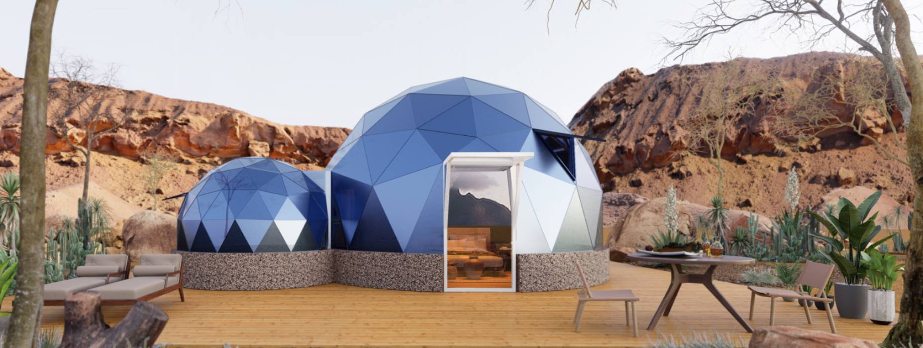 西岗区球形智能光伏玻璃星空房